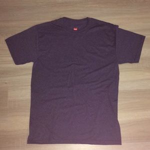 Hanes basic dark blue tee